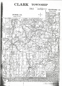 Clark Plat Map 1861