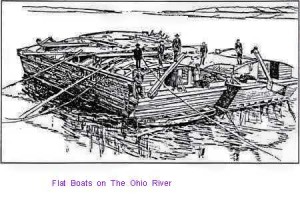 Flat Boats on Ohio