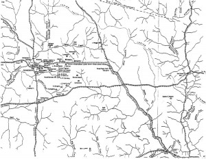 Map includes Huffman Mills
