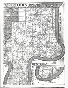 Tobin twp map plat 1861